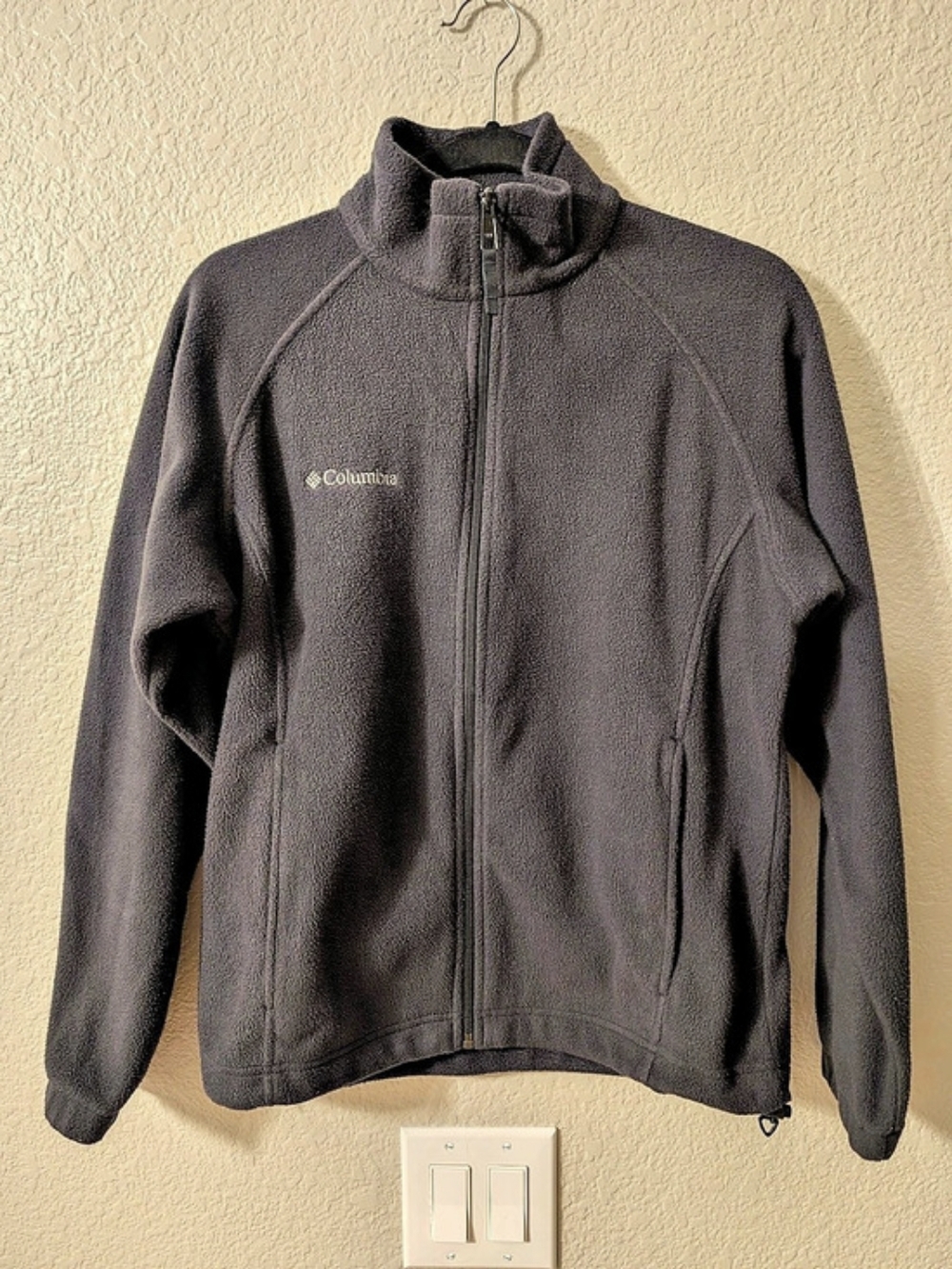Columbia Benton Springs Full Zip Fleece Jacket Black Small
